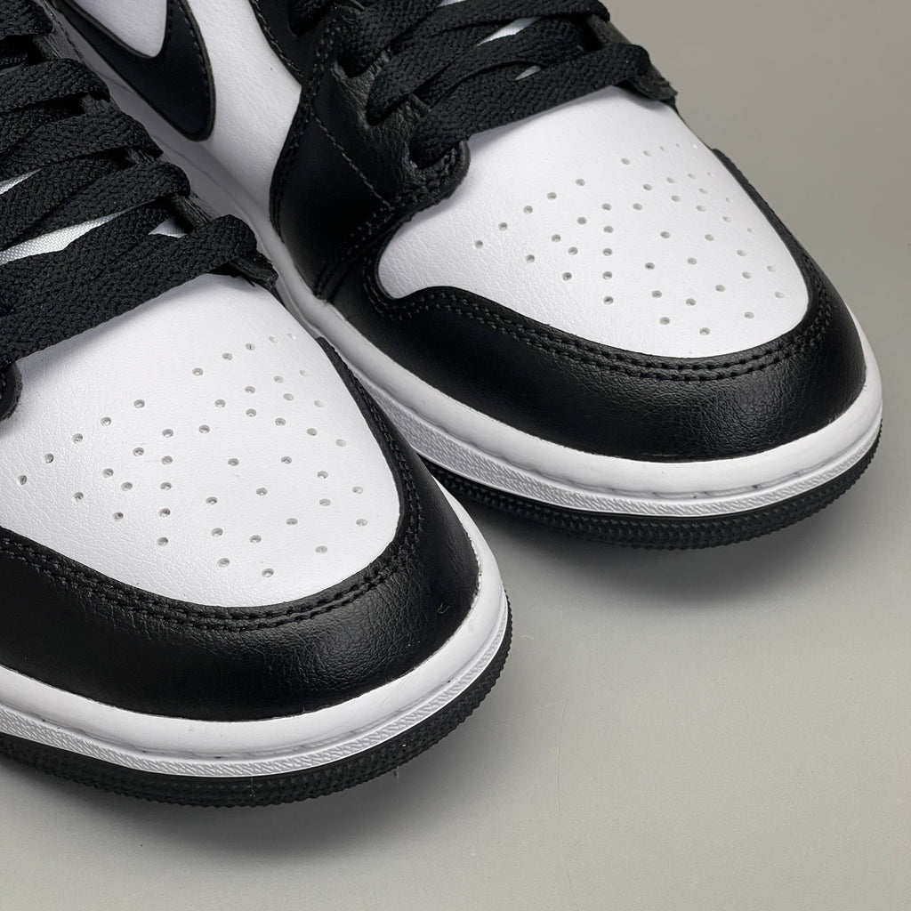 NIKE AIR JORDAN 1 Mid Panda Shoe Women's Sz 9 Black / White DV0991-101 (New)