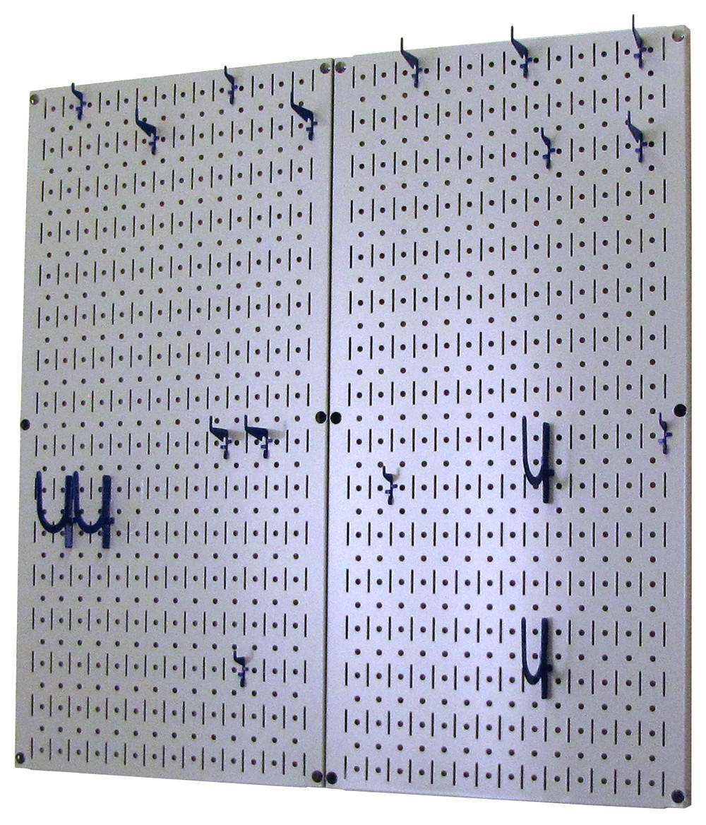 Kitchen Pegboard Organizer Kit Pots & Pans Rack - Pegboard With Hooks