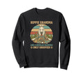 Grandparent Hippie Grandma Boho Sweatshirt - Trendy Graphic Men Women