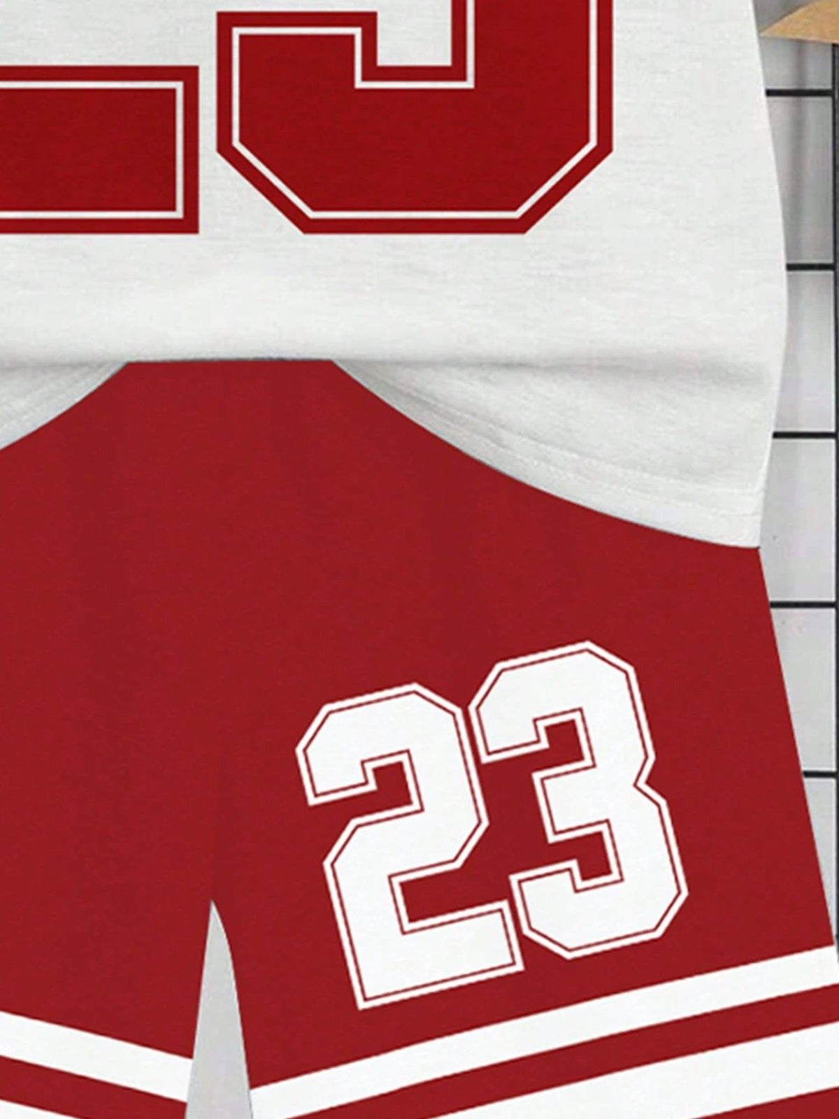 Boys 23 Number Graphic Tee and Shorts Set