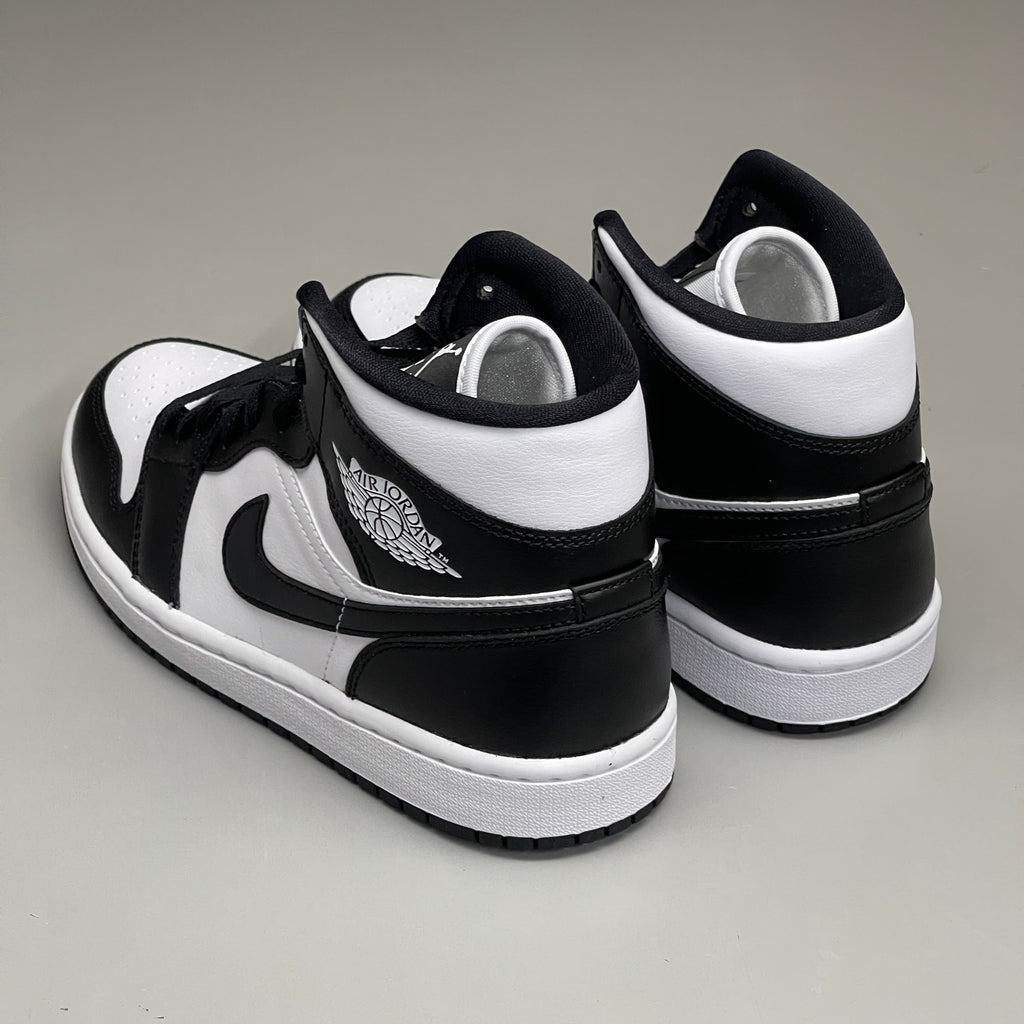 NIKE AIR JORDAN 1 Mid Panda Shoe Women's Sz 9 Black / White DV0991-101 (New)