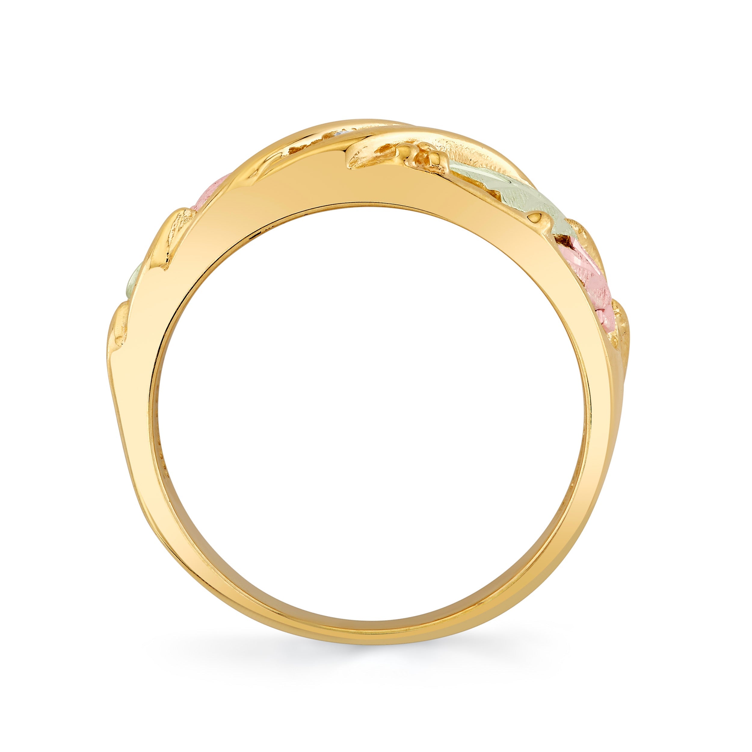 Three Diamond - Black Hills Gold Ladies Ring