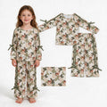 Long sleeves deer camo top pants kids girls outfits