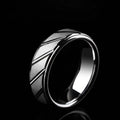 Men's Titanium Steel Outdoor Wedding Sand Twill Rings
