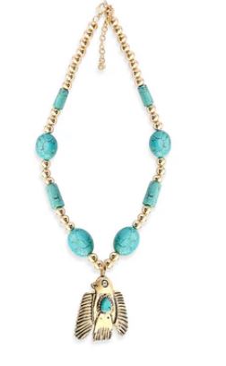 Phoenix Flight Turquoise Necklace