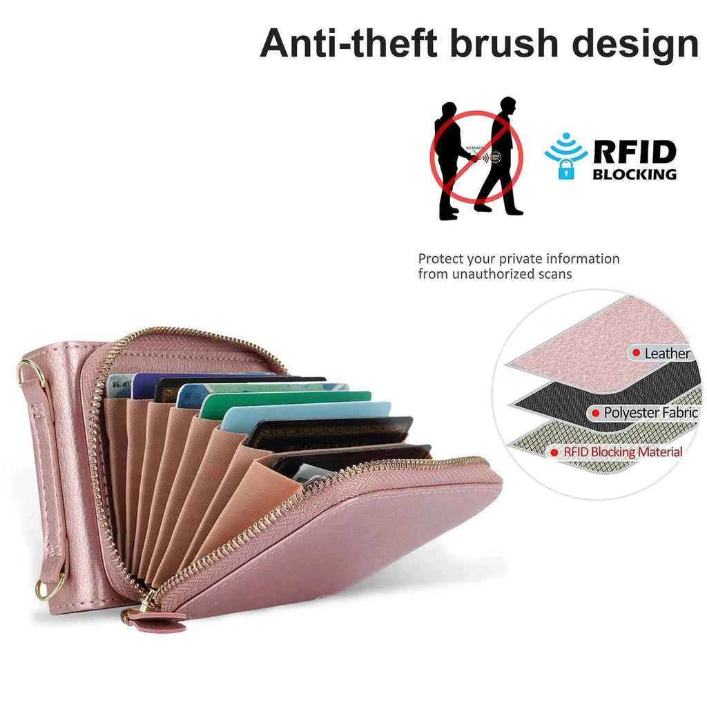Crossbody Zipper Cards Solt Wallet Leather Case for Motorola Razr 50 Ultra Razr50 40 Long Lanyard Bag RFID Multifunctional Cover