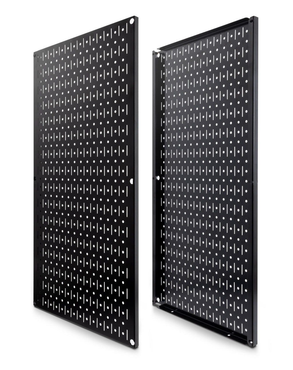 Wall Control Premium Steel Pegboard Kit - Black Pegboard with Hooks