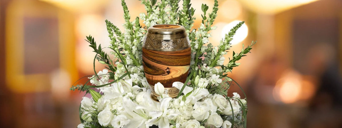 Highway to Heaven Motorcycle Cremation Urns for Human Ashes - Large Adult Funeral Urn