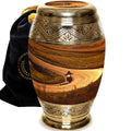 Highway to Heaven Motorcycle Cremation Urns for Human Ashes - Large Adult Funeral Urn