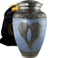Blue Loving Angel Extra Large Urn or Companion Urn – Extra Large Urns for Human Ashes | XL Urn & XXL Urn