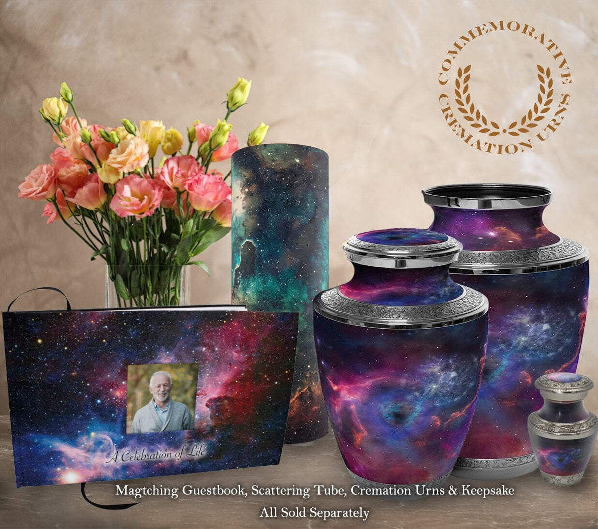 Interstellar Nebula Keepsake Urns – Tiny, Small & Mini Keepsake Urns for Ashes | Cremation Keepsakes