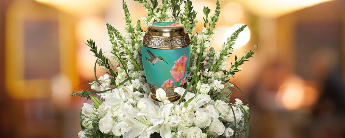 Hummingbird Extra Large Urn or Companion Urn – Extra Large Urns for Human Ashes | XL Urn & XXL Urn