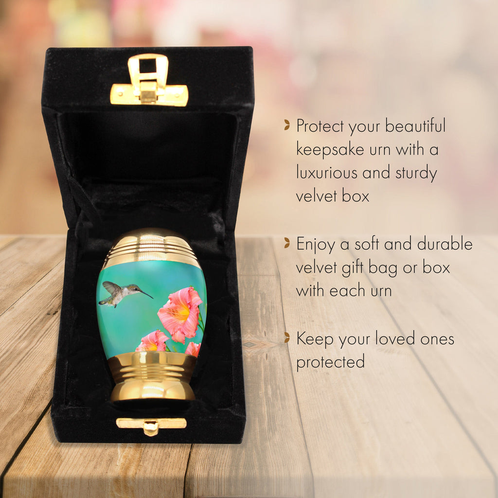 Hummingbird Keepsake Urns – Tiny, Small & Mini Keepsake Urns for Ashes | Cremation Keepsakes