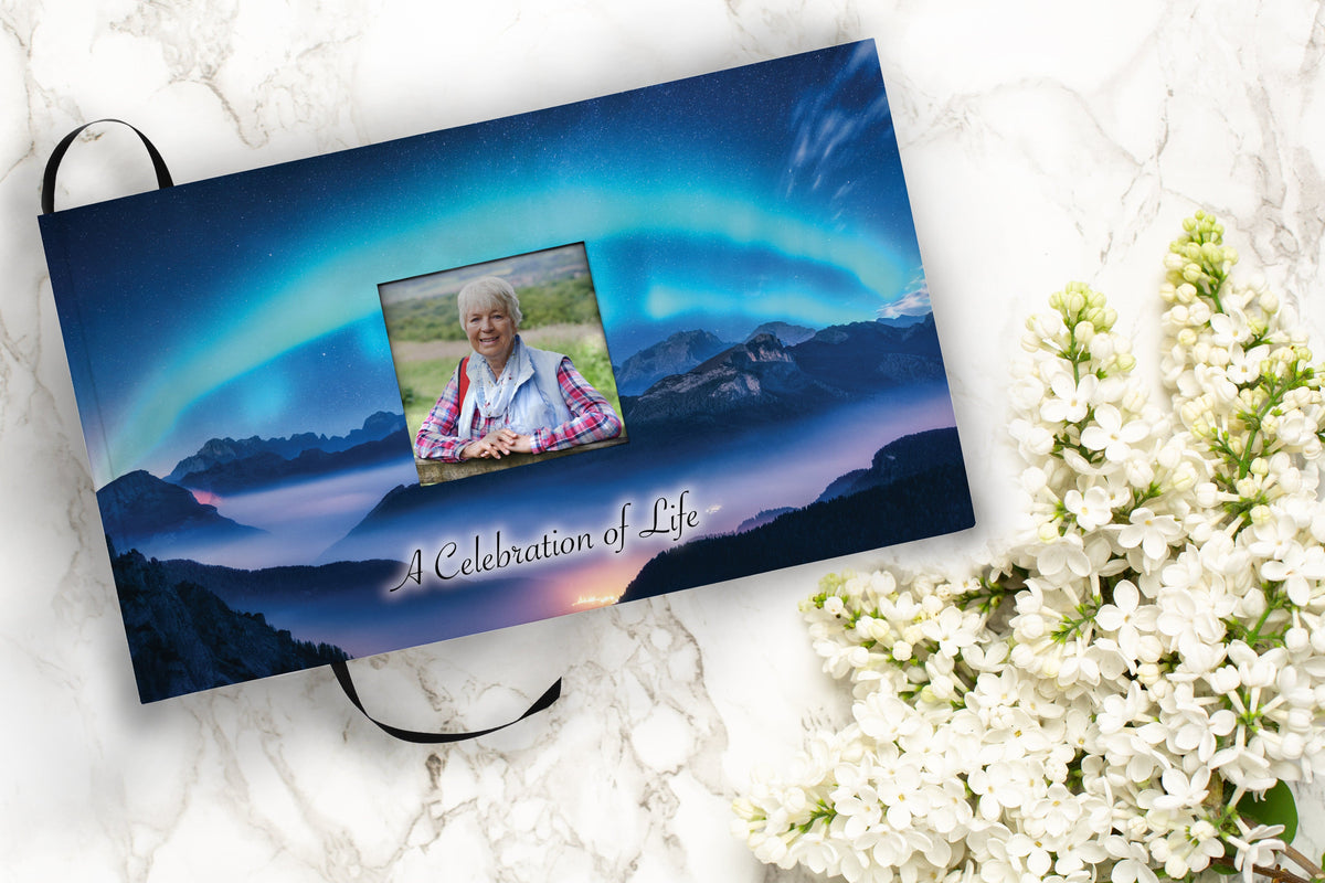 Aurora Borealis Cremation Urns for Human Ashes - Large Adult Funeral Urn