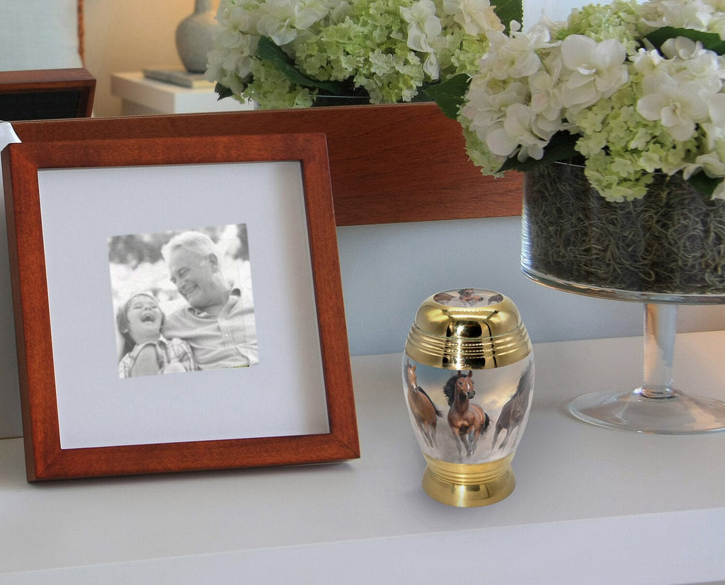 Wild Horse Keepsake Urns – Tiny, Small & Mini Keepsake Urns for Ashes | Cremation Keepsakes