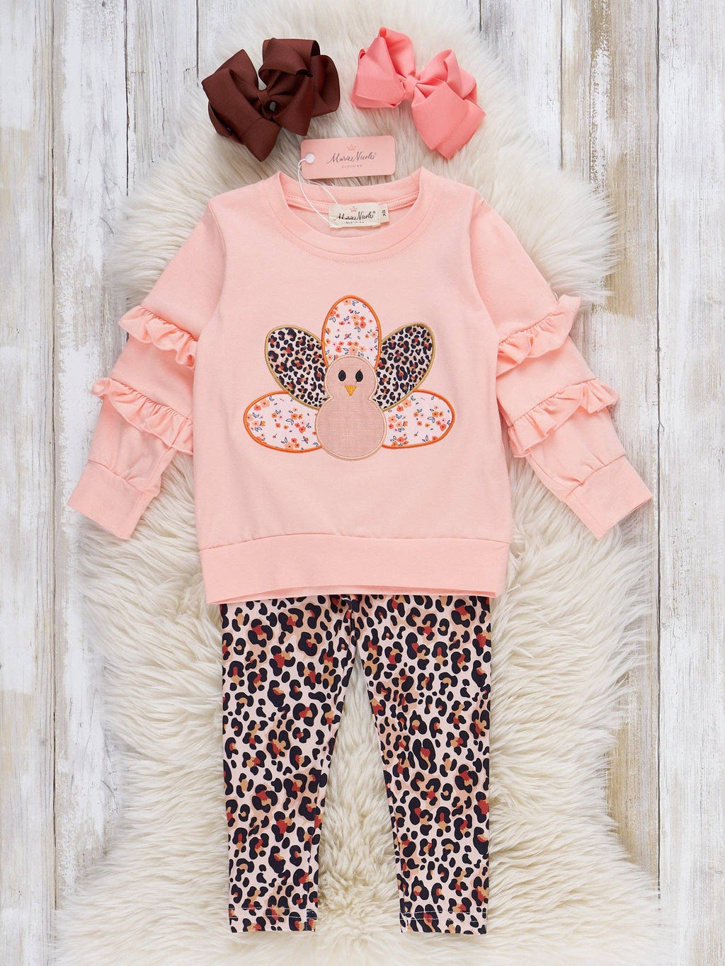 Feathered & Fabulous Ruffle Outfit: XXS(12/18mos)