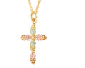 Unique Cross - Black Hills Gold Pendant