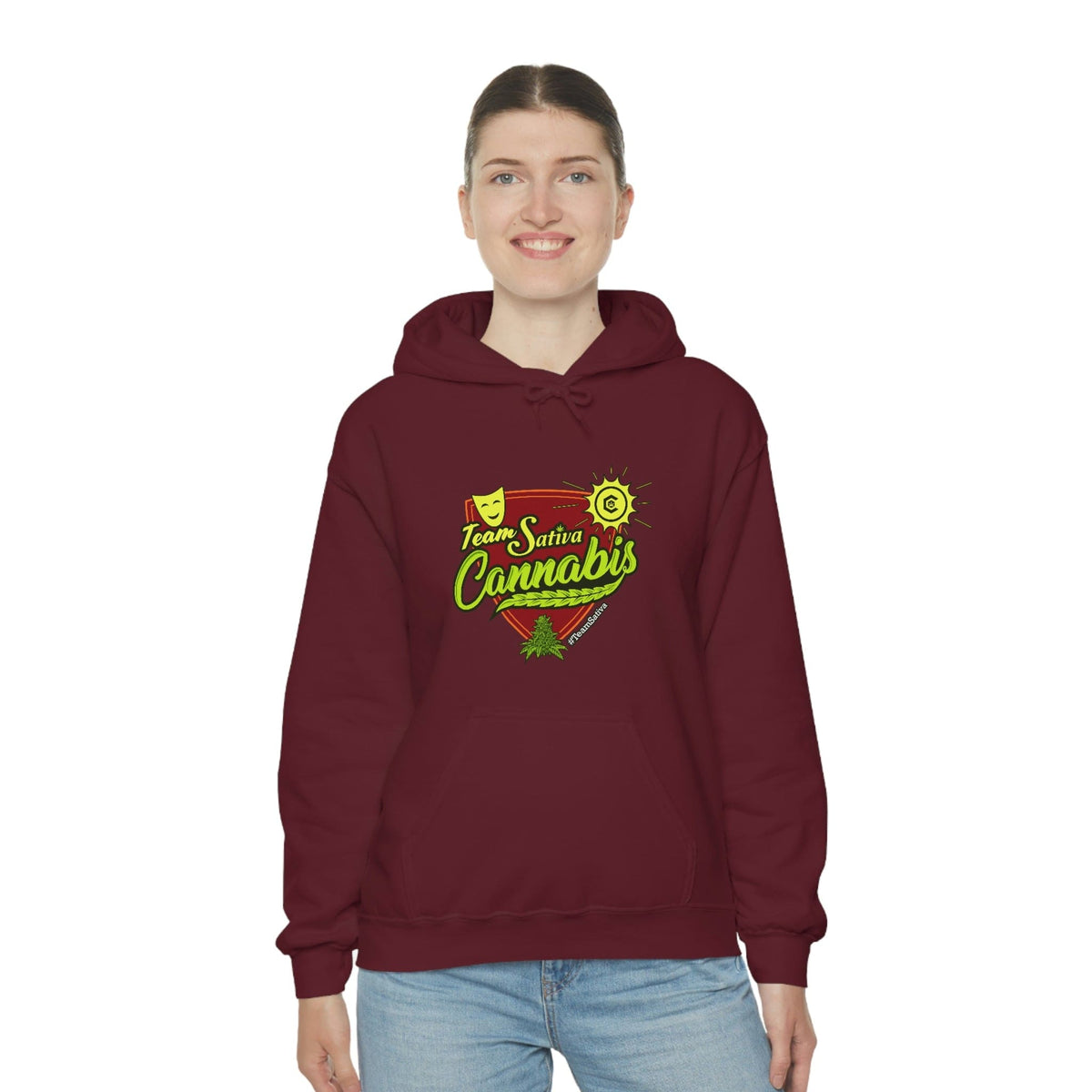 Team Sativa Cannabis Stoner Hoodie